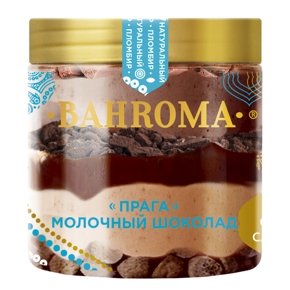 "BAHROMA" пинта пломбир прага молочный шоколад